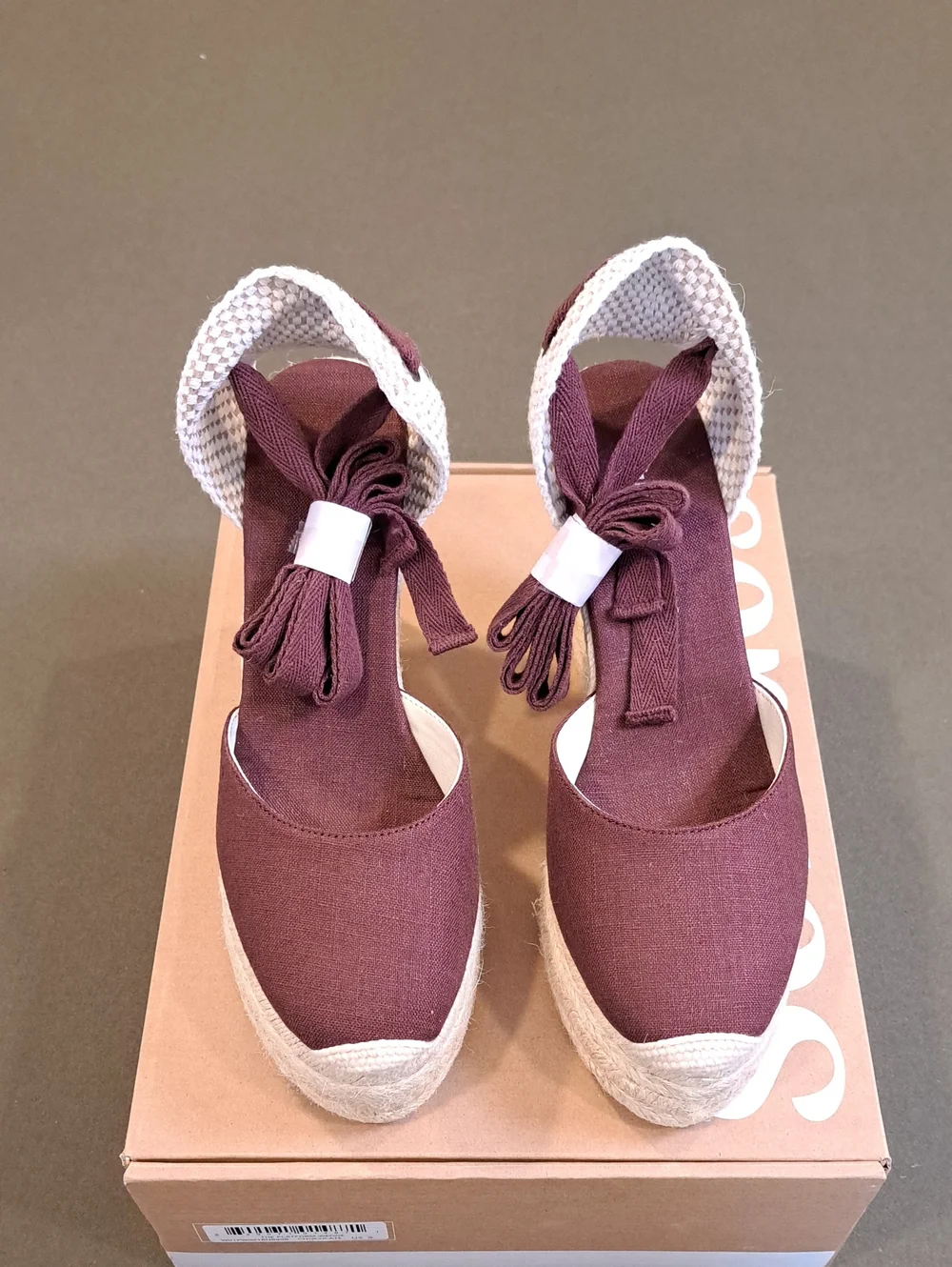 Soludos The Marseille Platform Wedge Espadrille - Color: Chocolate - Size: 9